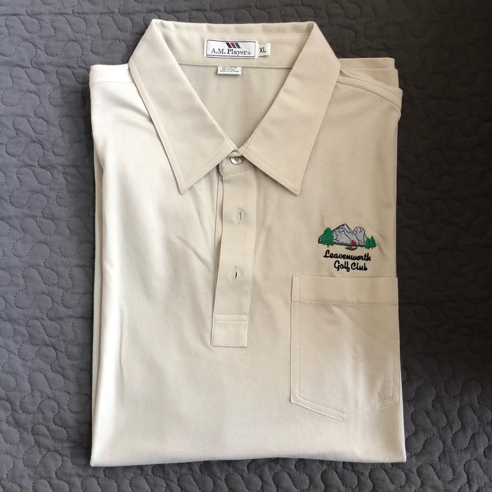 A.M. Player Golf Polo. Leavenworth Golf Club